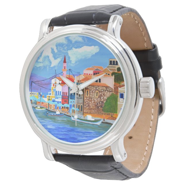 Montre Veille côtière grecque (Incliné)