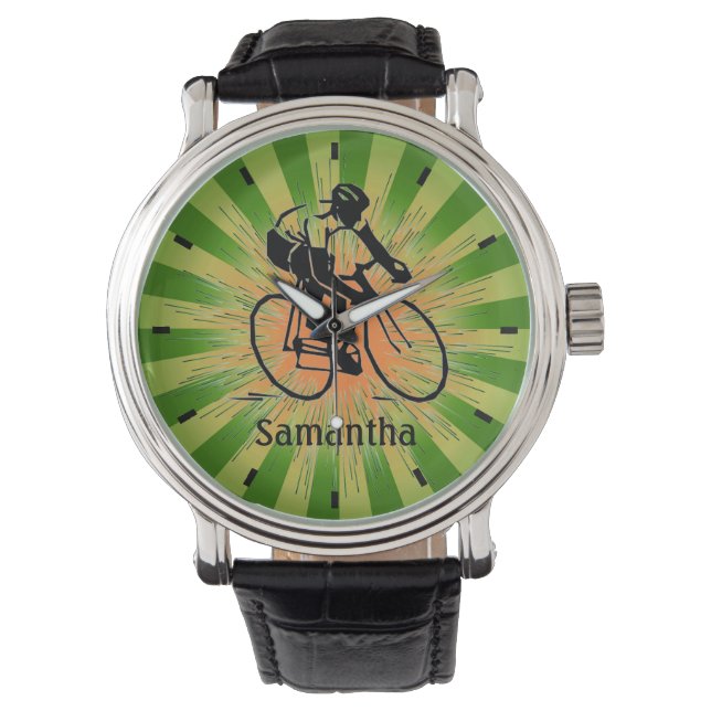 Montre Veille de conception de vélo personnalisable (devant)