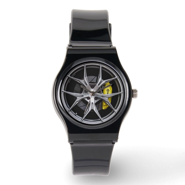 Montre Veille de conception des roues de rebord sportif (Recto)