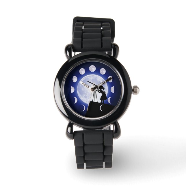Montre Veille de la phase lunaire de l'astronome (Recto)