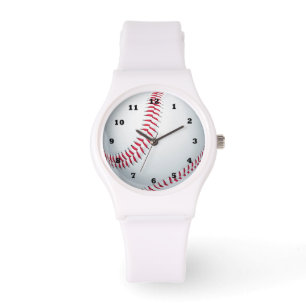 Montre Veille de la strapontin en silicone blanc pour les