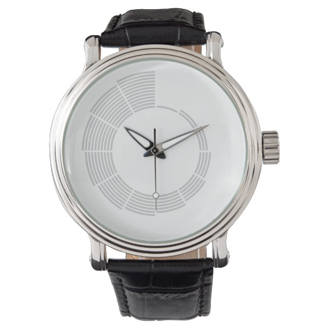Montre Veille de temps linéaire (devant)