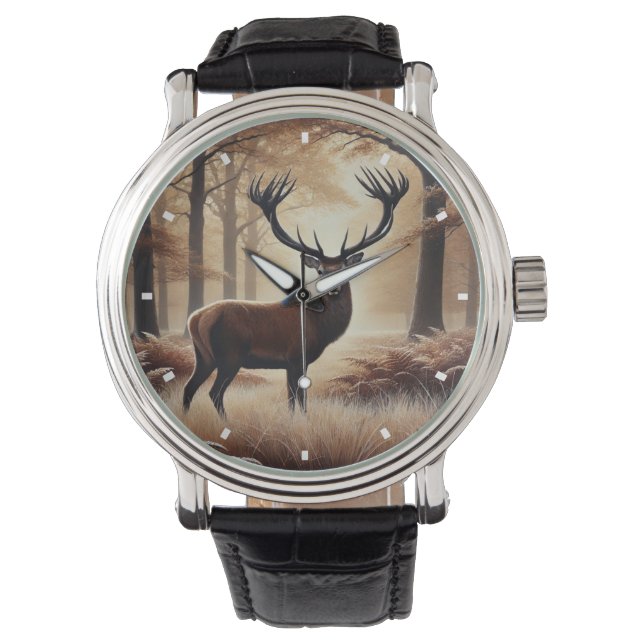 Montre Veille des cerfs d'automne (devant)