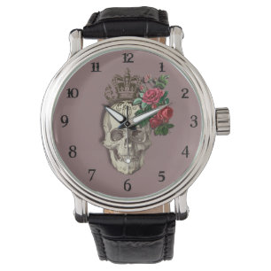 Montre Veille du crâne Goth