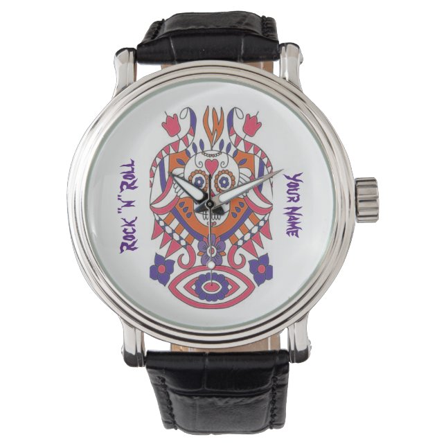 Montre Veille du crâne sucre (devant)