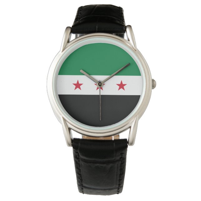 Montre Veille du drapeau syrien libre (devant)