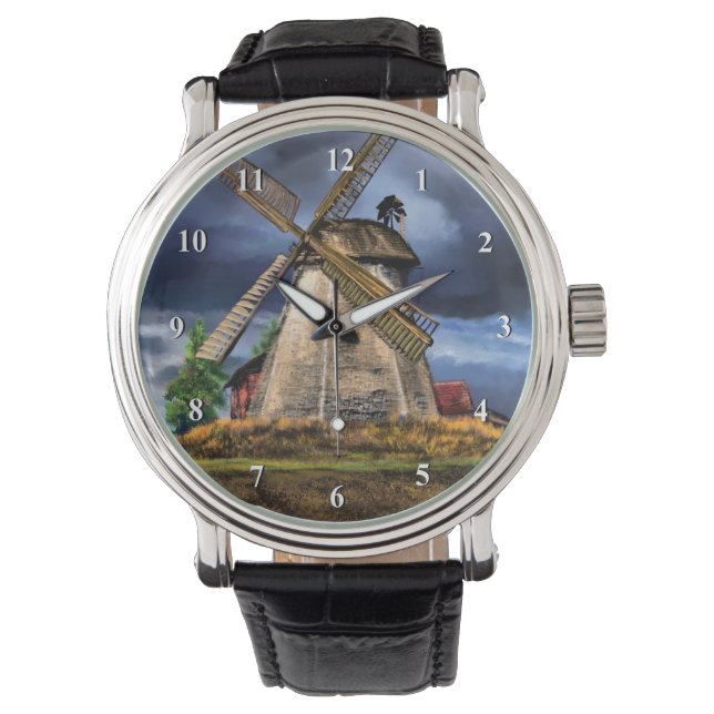 Montre Veille du moulin à vent aux Pays-Bas (devant)