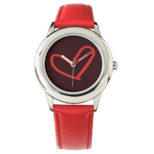 Montre Veille électronique avec coeur