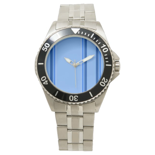 Montre Veille électronique bleue (devant)