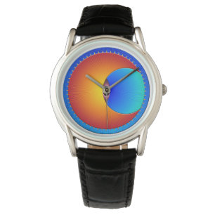 Montre Veille En Cuir Protecteur Solaire