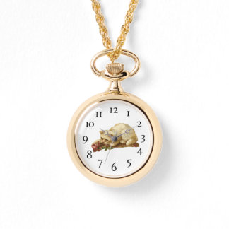 Montre Veille féminine - Chat