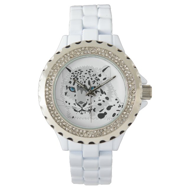 Montre Veille léopard des neiges (devant)