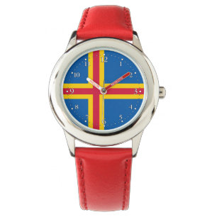 Montre Veille patriotique du drapeau des îles Åland