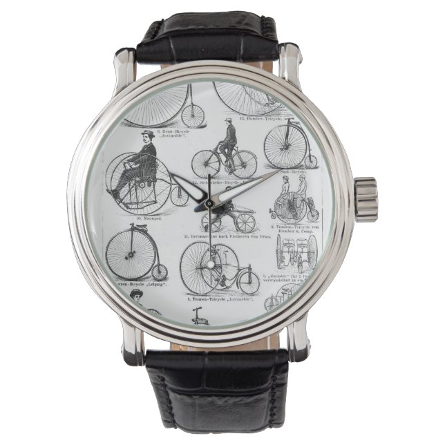 Montre Vélo à grande roue Penny Farthing (devant)
