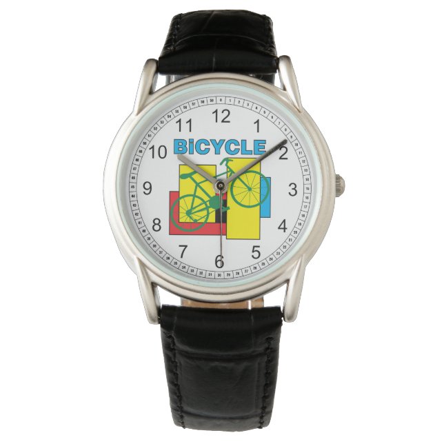 Montre Vélo bloc couleur (devant)