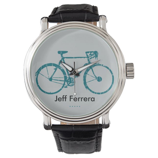 Montre Vélo personnalisé avec nom (devant)