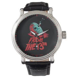 Montre Vendredi 13   Couteau à travers Masque de hockey b