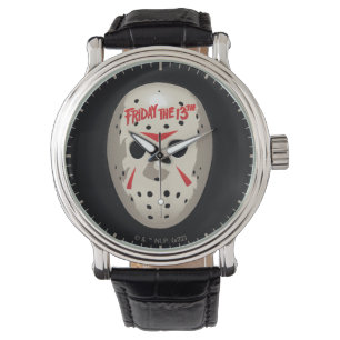 Montre Vendredi 13   Graphique de masque de hockey
