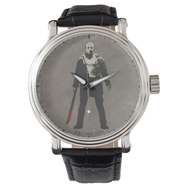 Montre Vendredi 13 | Jason Voorhees Caractère Art (devant)