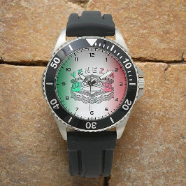Montre Venezia Rialto Bold Lines acier inoxydable caoutch