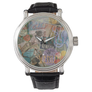 Montre Venise Italie Voyage Vintage Joli Art Coloré