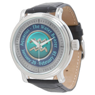 Montre Verseau - le signe d'horoscope de porteur de l'eau