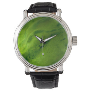 Montre verte de jade