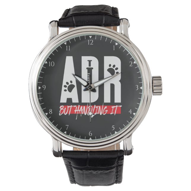 Montre Vet Tech Vétérinaire ADR, Mais Le Manipuler Annive (devant)
