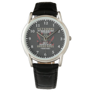 Montre Vétéran patriotique USA Funny Humour