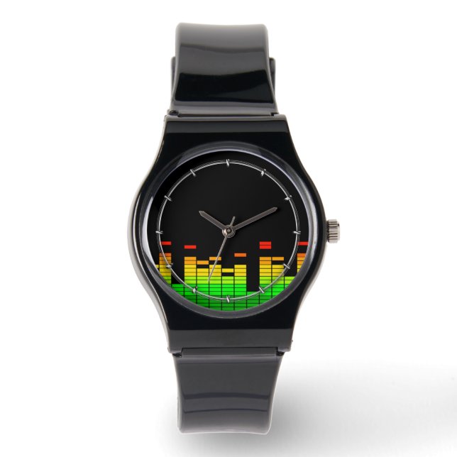 Montre Vibes de l'égaliseur du Beat of DJ Music Black (Recto)