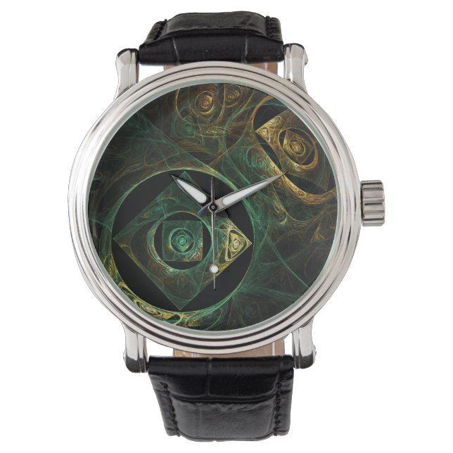 Montre Vibrations magiques Art Abstrait (devant)