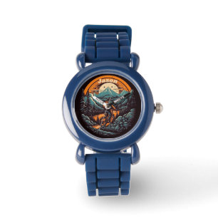 Montre Vie cyclable, personnalisable rétro