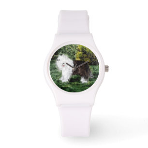 Montre Vieille peinture de berger anglais