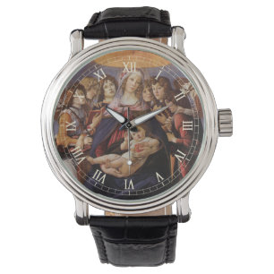 Montre Vierge et enfant aux anges par Sandro Botticelli