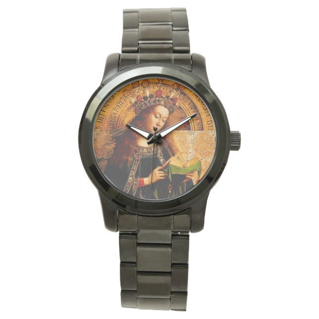 Montre Vierge Marie par Jan van Eyck (devant)