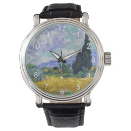 Montre Vincent Van Gogh - Champ de blé avec cyprès