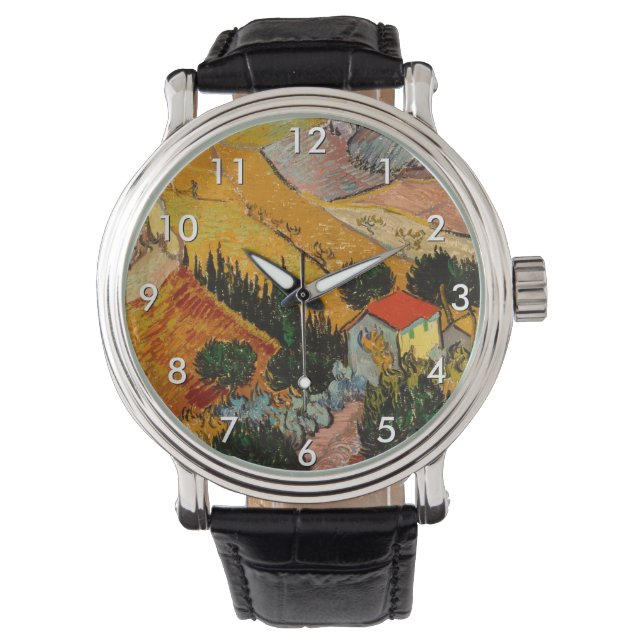 Montre Vincent van Gogh - Paysage, Maison et Plowman (devant)