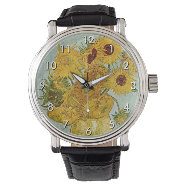 Montre Vincent Van Gogh - Vase avec douze tournesols (devant)