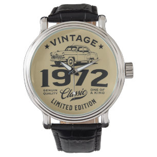 Montre Vintage 1972 Classique 50 ans fête des pères cadea