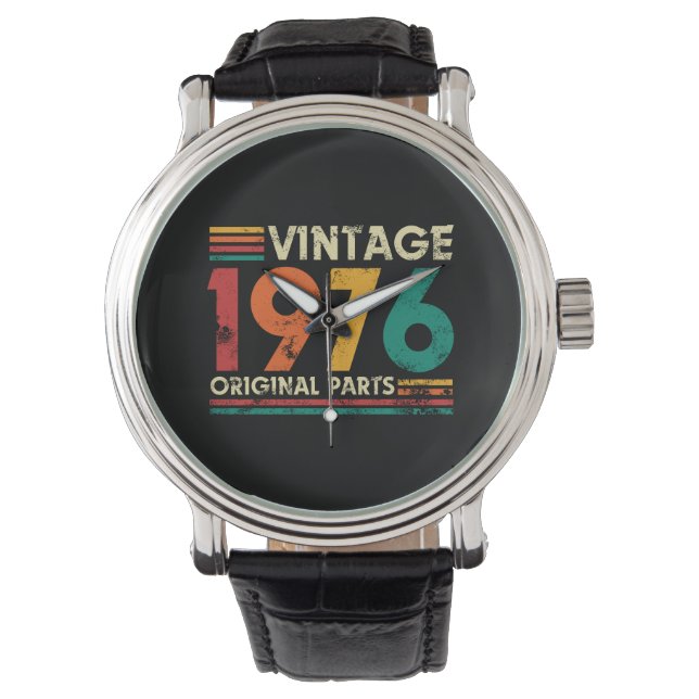 Montre Vintage 1976 50th Birthday (devant)