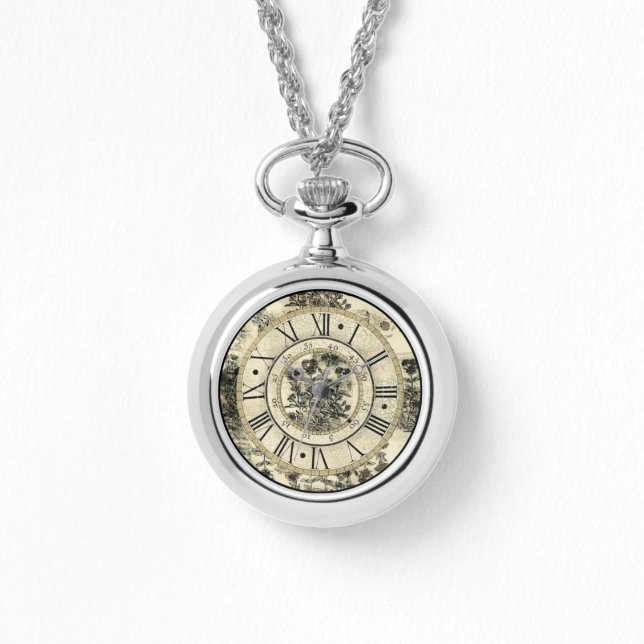 Montre vintage Collier Floral (Recto)