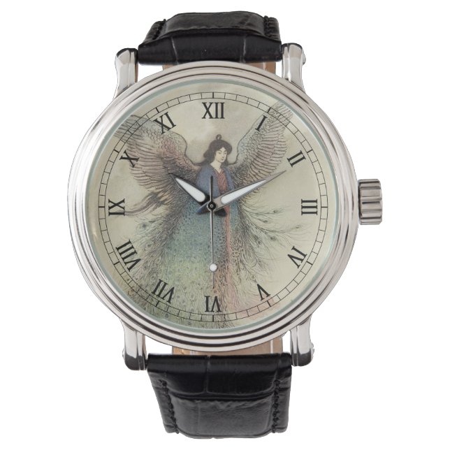 Montre Vintage conte de fées japonaises, le chef de lune (devant)