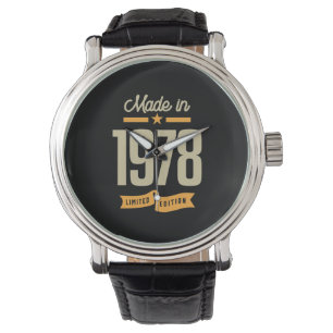 Montre Vintage depuis 1978 Cadeau d'anniversaire