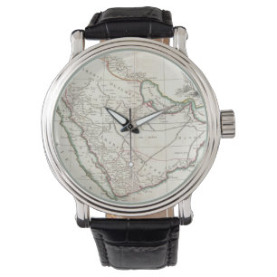 Montre Vintage Map of Saudi Arabia