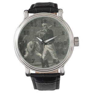 Montre Vintage Sports, joueurs de baseball par Thulstrup