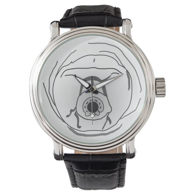 Montre Visage de l'ours à eau Tardigrade (devant)