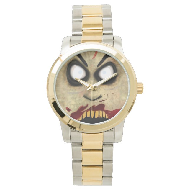 Montre Visage de Zombie (devant)