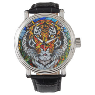 Montre Vitraux de tigre