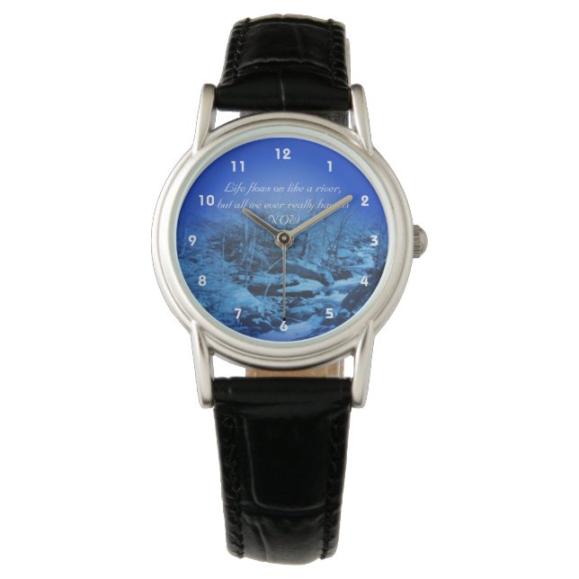 Montre Vivez Dans Le Cycle Inspirationnel Actuel (devant)