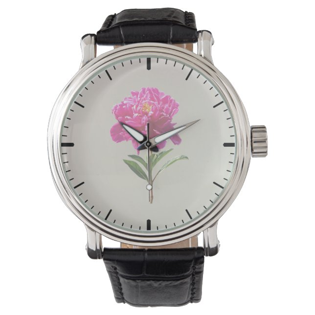 Montre Vivid Peony rose (devant)